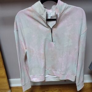 Women's Tie-Dye Quarter-Zip Sweatshirt